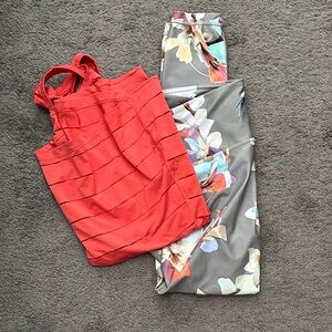 Athleta leggings and tank workout set